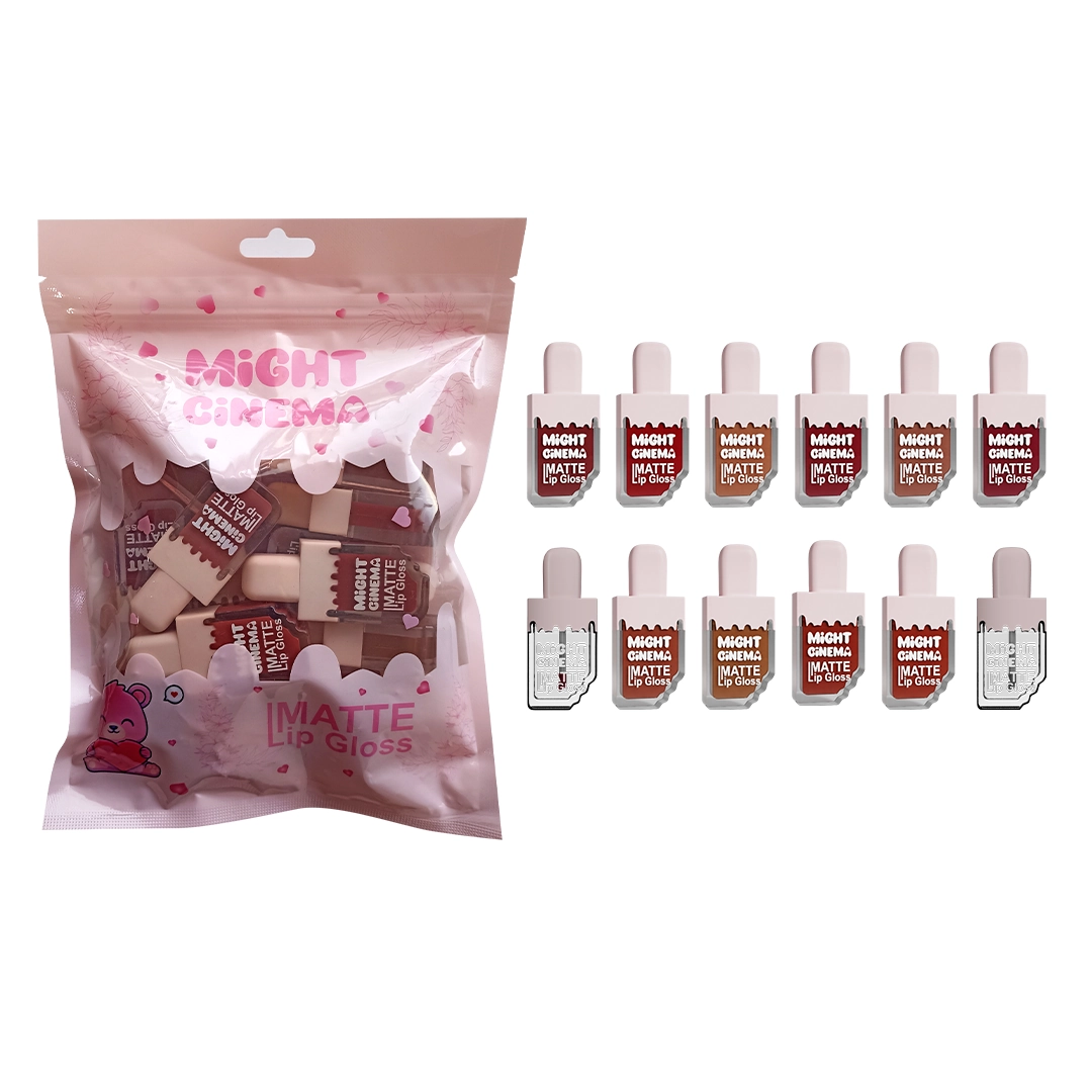 4022-image-2 روج سائل أيس كريم ميني مع ملمع شفاه + ملمع سحري - الصورة 1